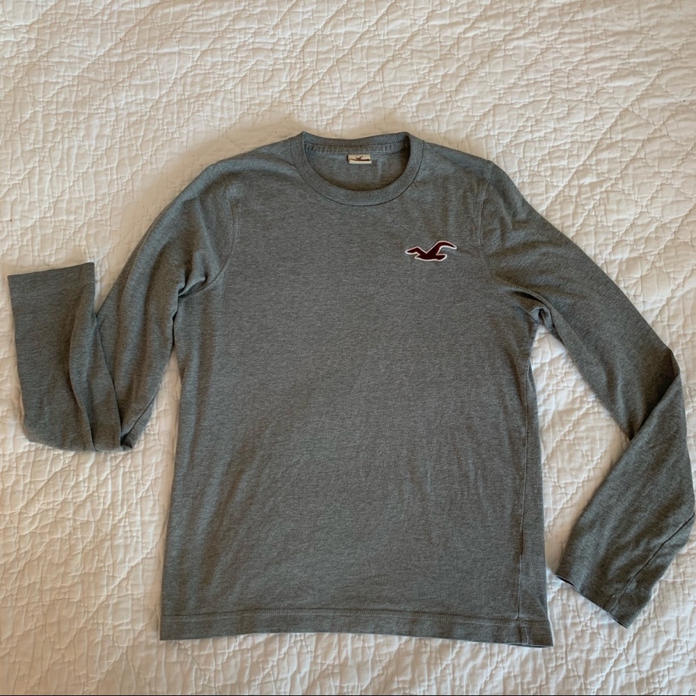 Hollister grey long sleeve